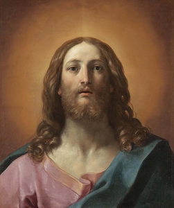 Bust of Christ [Salvator Mundi] by Guido Reni [1575–1642]